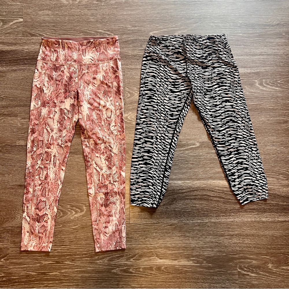 Calvin Klein Animal Print Leggings Bundle! Size Small
